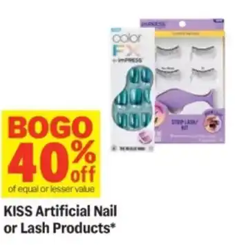 Meijer Kiss artificial nail or lash products offer