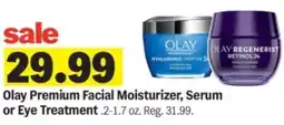 Meijer Olay premium facial moisturizer, serum or eye treatment offer