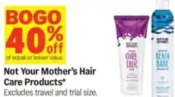 Meijer Not your mother's hair care products offer