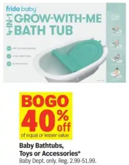 Meijer Baby bathtubs, toys or accessories offer