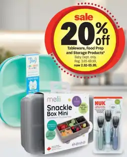 Meijer Tableware, food prep and storage products offer