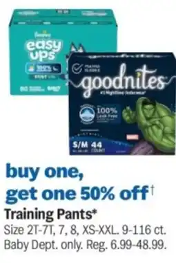 Meijer Training pants offer