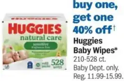 Meijer Huggies baby wipes offer