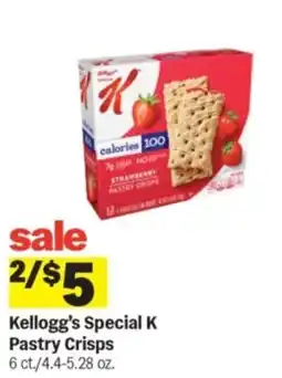 Meijer Kellogg's special k pastry crisps offer