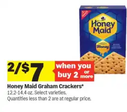 Meijer Honey maid graham crackers offer