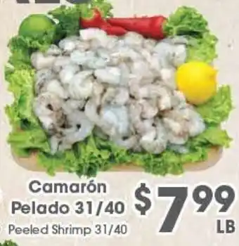 Arteagas Food Center Peeled Shrimp 31/40 offer