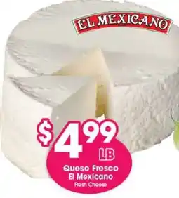 Arteagas Food Center El Mexicano Fresh Cheese offer