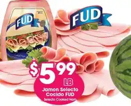 Arteagas Food Center Fud Selecto Cooked Ham offer