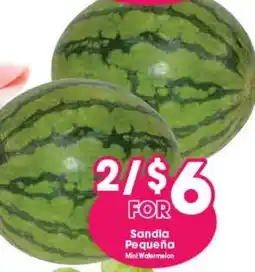 Arteagas Food Center Mini Watermelon offer
