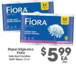 Arteagas Food Center Fiora bath tissue offer