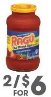 Arteagas Food Center Ragu Old World Style Sauce Traditional offer