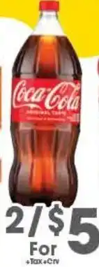 Arteagas Food Center Coca-Cola offer