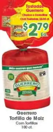 Arteagas Food Center Guerrero Tortilla de Maiz offer