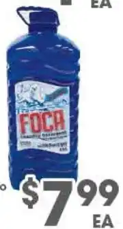 Arteagas Food Center Foca dishwashing liquid offer