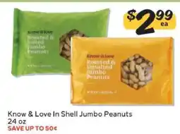Winn Dixie Know & Love In Shell Jumbo Peanuts offer