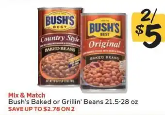 Winn Dixie Bush's Baked or Grillin' Beans offer