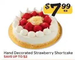 Winn Dixie Hand Decorated Strawberry Shortcake offer