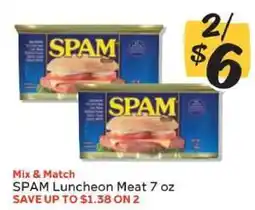 Winn Dixie SPAM Luncheon Meat 7 oz offer