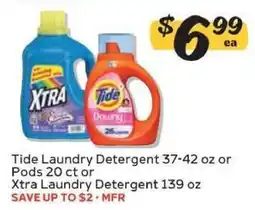 Winn Dixie Tide or Xtra Laundry Detergent offer