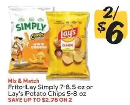 Winn Dixie Frito-Lay Simply or Lay's Potato Chips offer