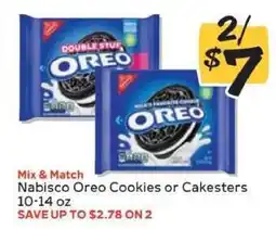 Winn Dixie NABISCO Oreo Cookies or Cakesters offer