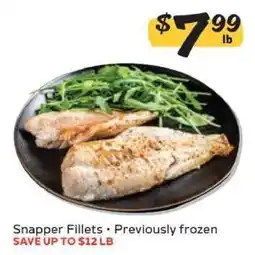Winn Dixie Snapper Fillets offer