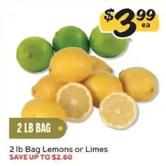 Winn Dixie 2 lb Bag Lemons or Limes offer
