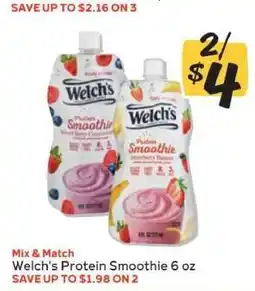 Winn Dixie Welch's Protein Smoothie 6 oz offer