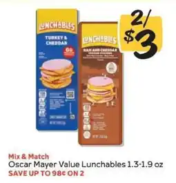 Winn Dixie Oscar Mayer Value Lunchables offer