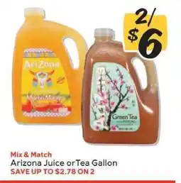 Winn Dixie Arizona Juice or Tea Gallon offer