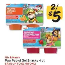 Winn Dixie Paw Patrol Gel Snacks 4 ct offer