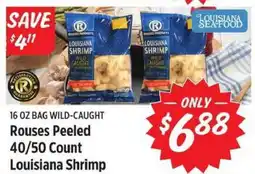 Rouses Rouses Peeled 40/50 Count Louisiana Shrimp offer