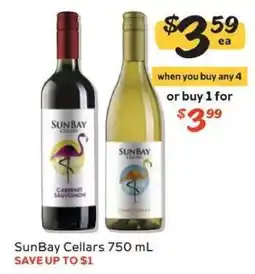 Winn Dixie Sunbay Cellars 750 mL offer