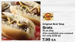 Sunset Foods Original Brat Stop Brats offer