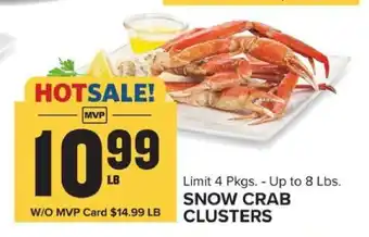 Food Lion Snow Crab Clusters offer