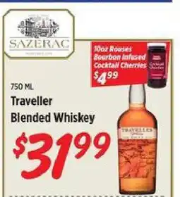 Rouses Traveller Blended Whiskey offer