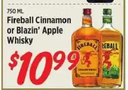 Rouses Fireball Cinnamon or Blazin’ Apple Whisky offer