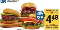 Food Lion 80% Lean Fresh Ground Chuck offer