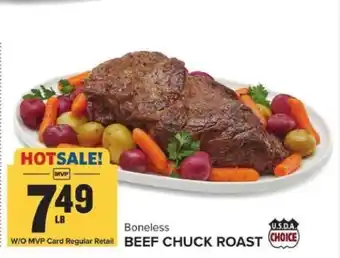 Food Lion Boneless Beef Chuck Roast offer