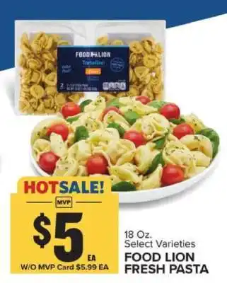 Food Lion FOOD LION FRESH PASTA offer