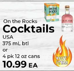 Sunset Foods On the Rocks Cocktails offer