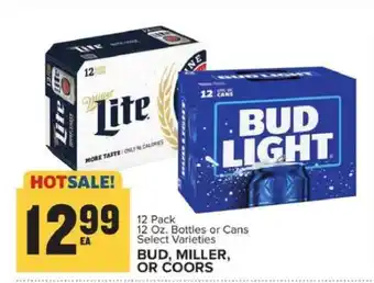 Food Lion Bud, Miller or Coors offer