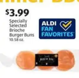 Aldi Specially Selected Brioche Burger Buns offer
