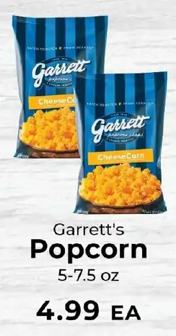 Sunset Foods Garrett's Popcorn offer
