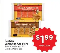 Kroger Keebler Sandwich Crackers offer