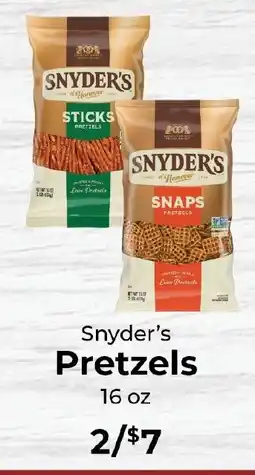 Sunset Foods Snyder's Pretzels offer