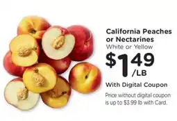 Kroger California Peaches or Nectarines offer