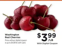 Kroger Washington Red Cherries offer