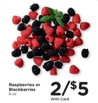 Kroger Raspberries or Blackberries offer