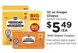 Kroger Kroger Cheese offer